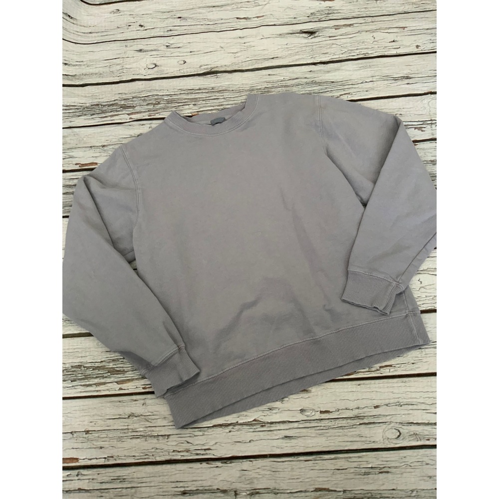 John Galt Brandy‎ Melville Grey Crewneck Sweatshirt Oversized One Size Pullover